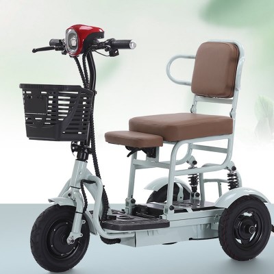 Folding Lightweight Electric Tricycle for Seniors Portable 3 Wheel Scooter for Elderly Mobility