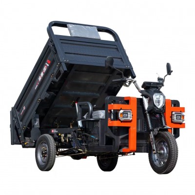 Hydraulic Dump Electric Tricycle Heavy-Duty Cargo Trike for Farm & Agricultural Hauling