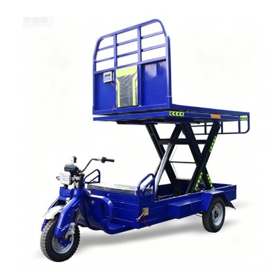 Farm Engineering Cargo Tricycle Remote Control Lifting Truck with Large Load Capacity