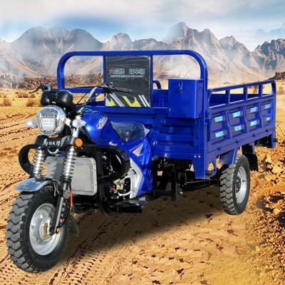 Heavy Load 3-Wheeler Motorcycle Thickened Frame Large Carriage Agricultural Cargo Tricycle